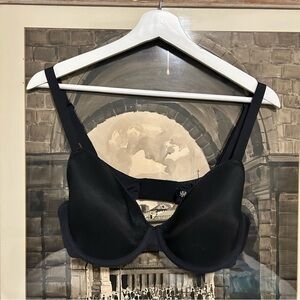 Skims black lightly lined bra